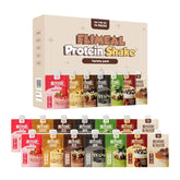 Flimeal Protein Shake Variety Pouch, With Crunchy Protein Balls (14 Servings, 7 Flavor Variety Pack).