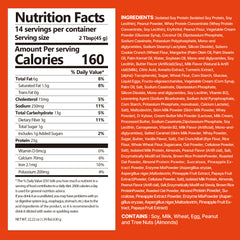 Flimeal Peanut Better Protein Shake Pouch, With Crunchy Protein Balls (7 Packs X 1.59 oz).