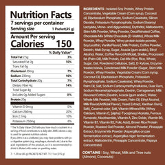 Flimeal Dolce Latte Protein Shake Pouch, With Crunchy Protein Balls (7 Packs X 1.59 oz)