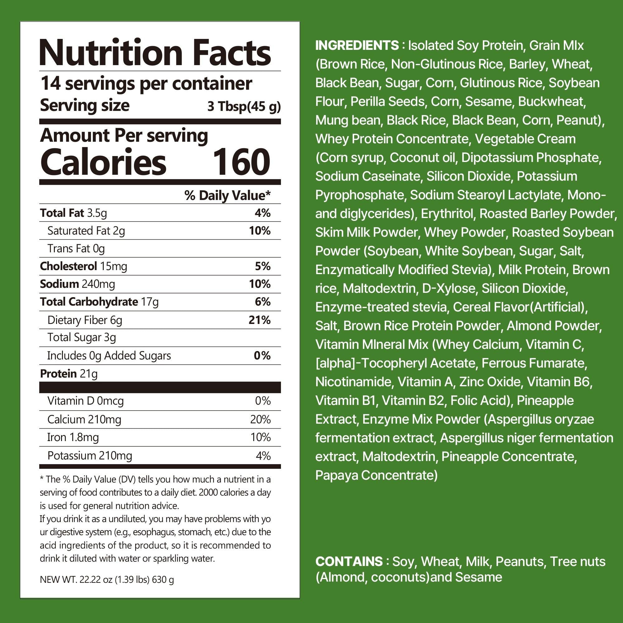 Flimeal GreenTea Matcha Protein Shake, With Crunchy Protein Balls (22.22oz).