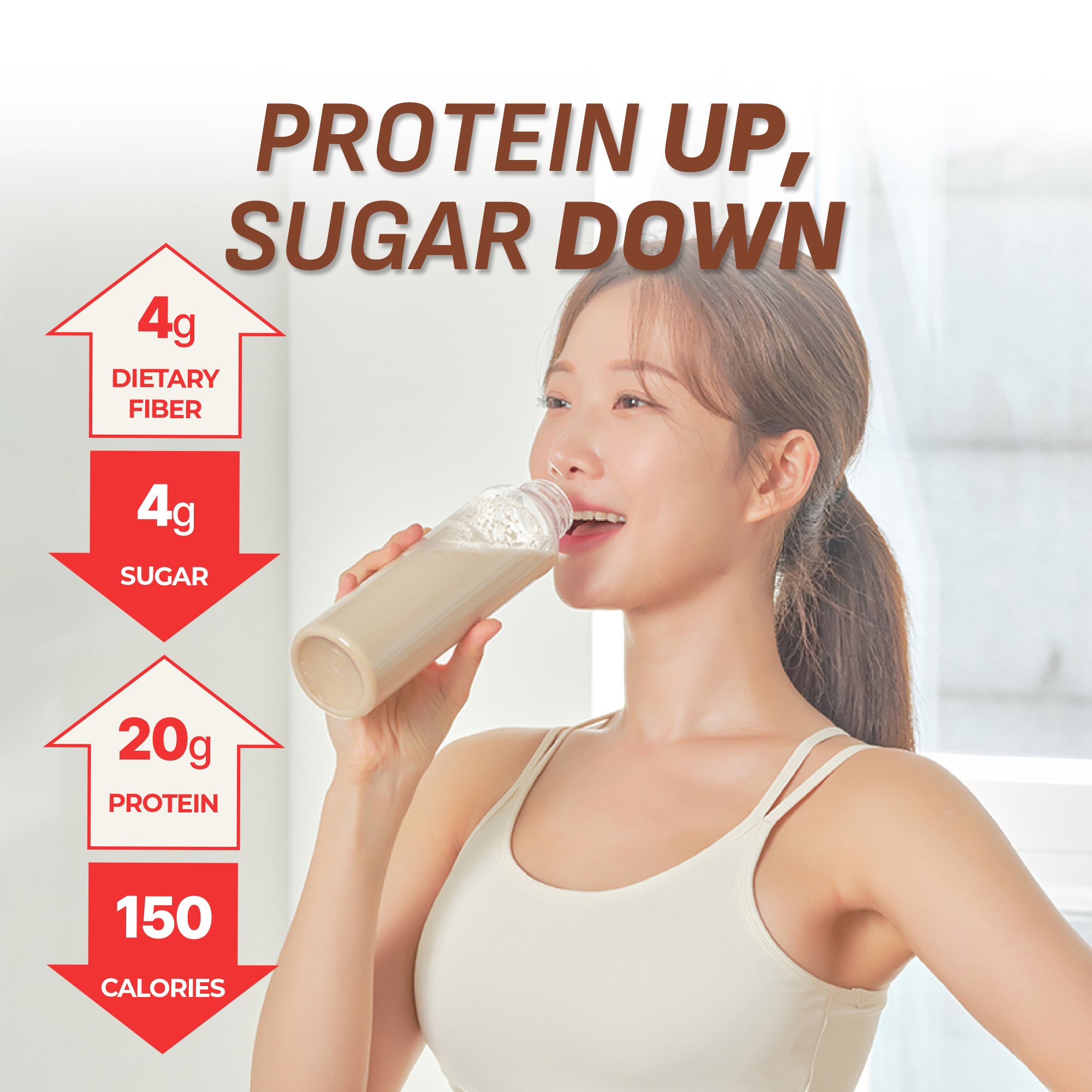 Flimeal Dolce Latte Protein Shake, With Crunchy Protein Balls (22.22oz).