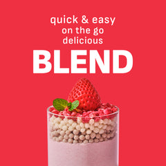 Flimeal Strawberry Protein Shake, With Crunchy Protein Balls (22.22oz).