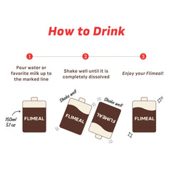 Flimeal Chocolate Protein Shake Pouch, With Crunchy Protein Balls (7 Packs X 1.59 oz) - FULLight US
