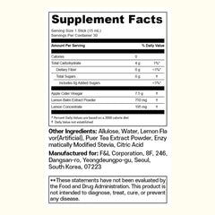 [Liveling] Apple Cider Vinegar Drink Stick – Lemon Flavor (30 sticks).