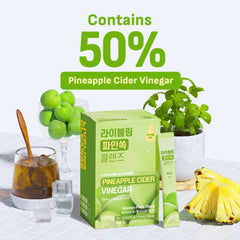 [Liveling] Pineapple Cider Vinegar Drink Stick Korean-Plum Flavor (30 sticks).