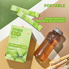 [Liveling] Pineapple Cider Vinegar Drink Stick Korean-Plum Flavor (30 sticks).