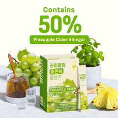 [Liveling] Pineapple Cider Vinegar Drink Stick – Shine Muscat Flavor (30 sticks).