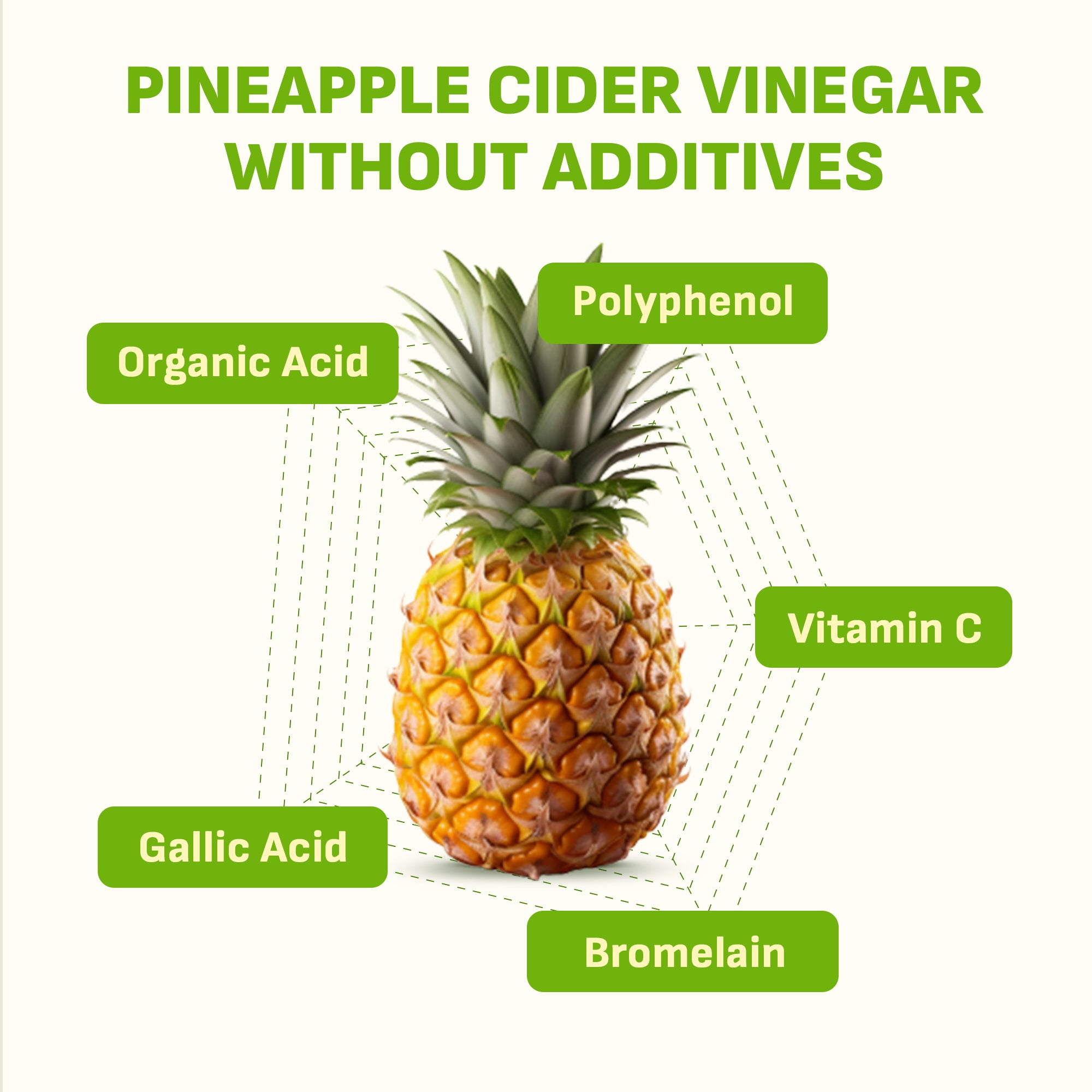 [Liveling] Pineapple Cider Vinegar Drink Stick – Shine Muscat Flavor (30 sticks).