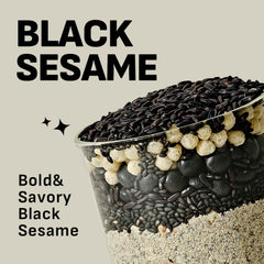 Flimeal Black Sesame Protein Shake, With Crunchy Protein Balls (22.22oz)